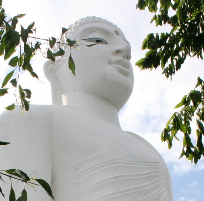 Weißer Buddha 2